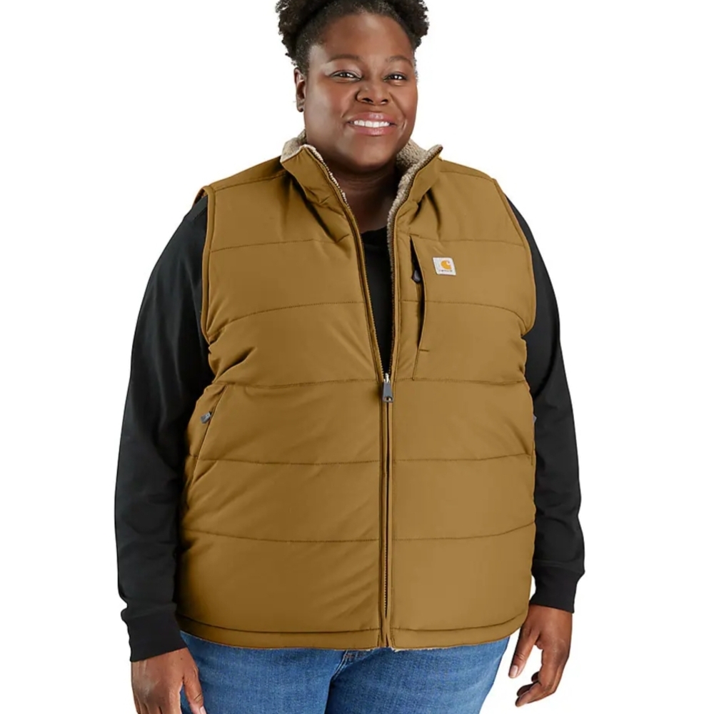 Carhartt Brown Puffer Vest